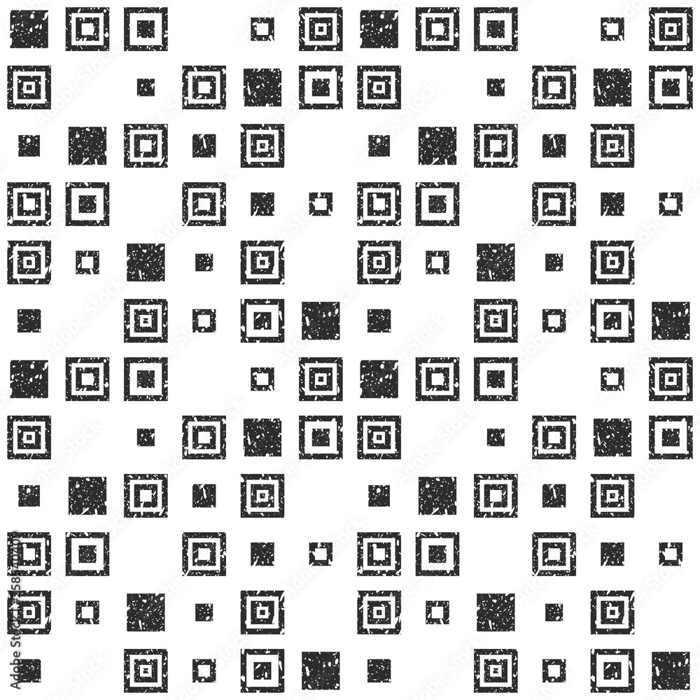 Vector seamless background in modern geometric style with a rough texture. For printing on paper, textile Vector seamless background in modern geometric style with a rough texture. For printing on paper, textile