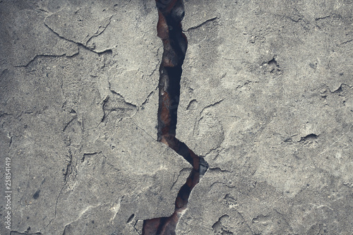 Old cracked concrete wall. Close-up. Background. Texture.