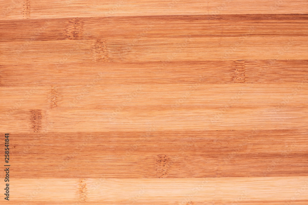 The texture of a bamboo board. Close up