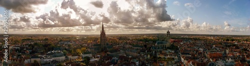 View of Belgium skyline during sunset © JMP Traveler