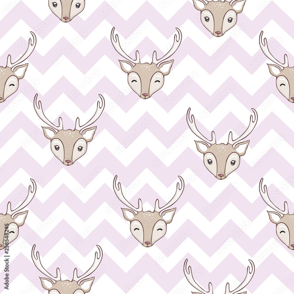 seamless deer pattern seamless deer pattern