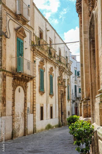 View of the old town of Martina Franca, Apulia, Italy