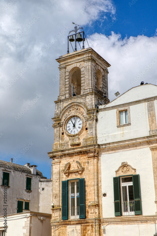 University Palace and Civic Tower of Martina Franca, Puglia, Ital