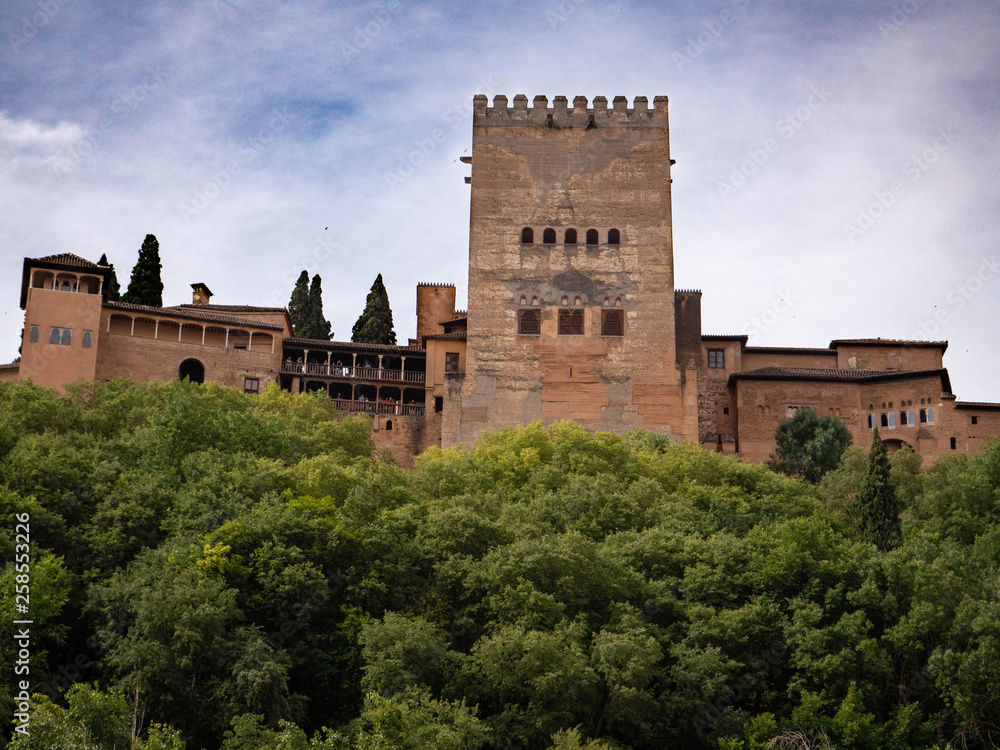Alhambra in granada, spain