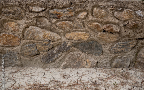 Stone wall texture. Rock and stone wall pattern