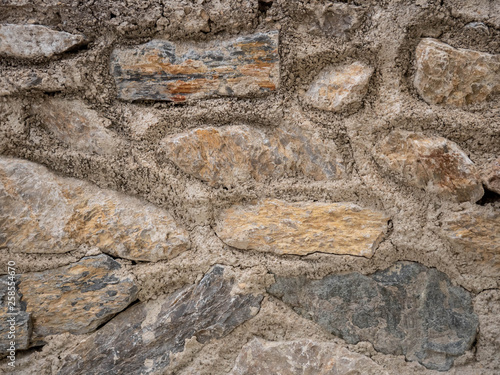 Stone wall texture. Rock and stone wall pattern