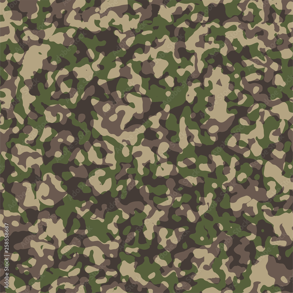 Camouflage background. Seamless pattern.Vector. 迷彩パターン Camouflage background. Seamless pattern.Vector. 迷彩パターン