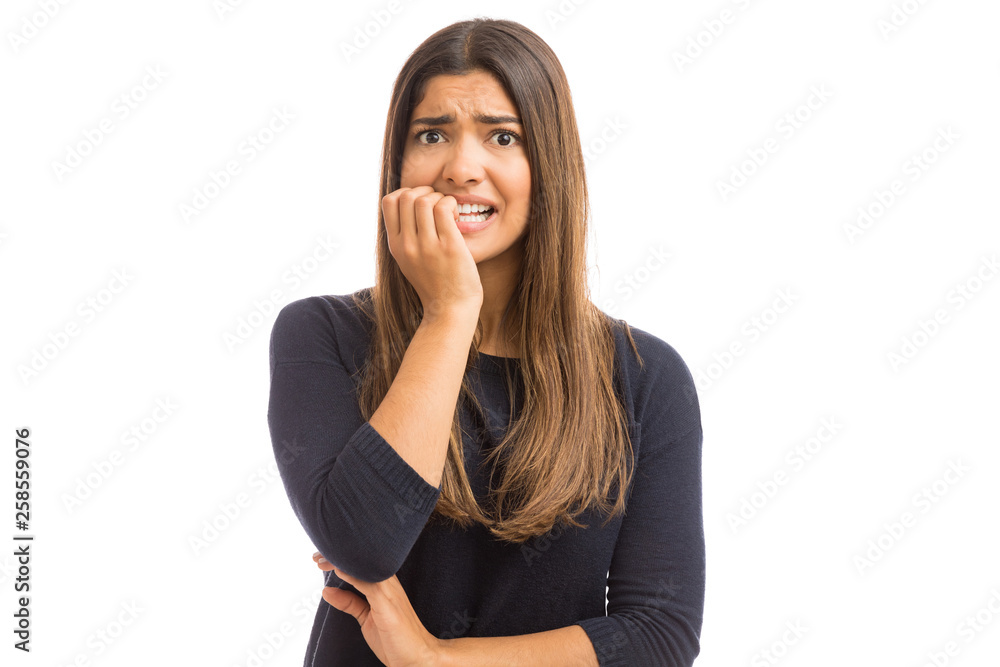 Young Woman Feeling Worried And Stressed Young Woman Feeling Worried And Stressed