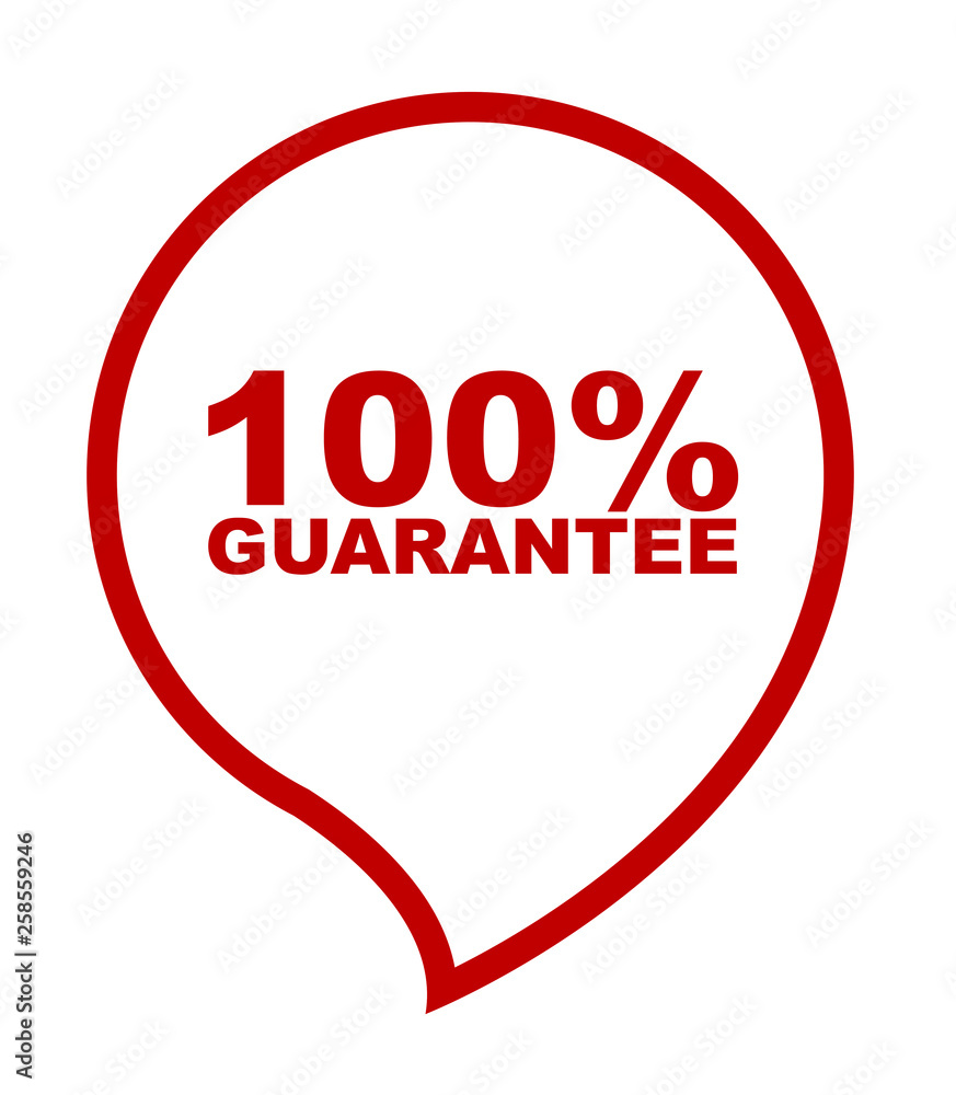 red vector banner 100% guarantee red vector banner 100% guarantee