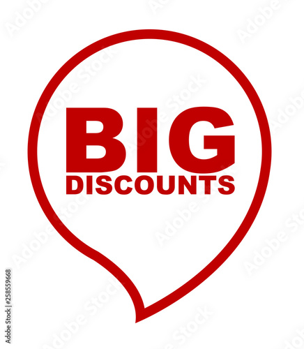 Free Download red vector banner big discounts - GFXLoad