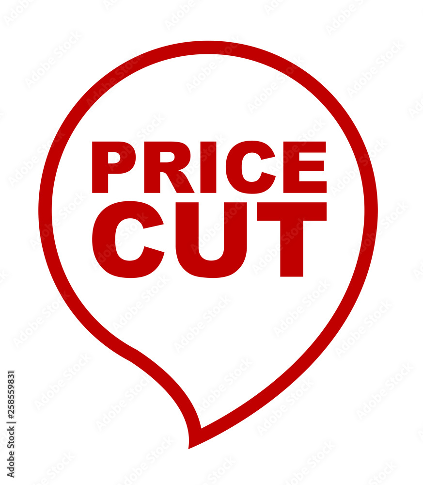 red vector banner price cut red vector banner price cut