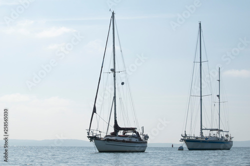 sailboats on the water © William