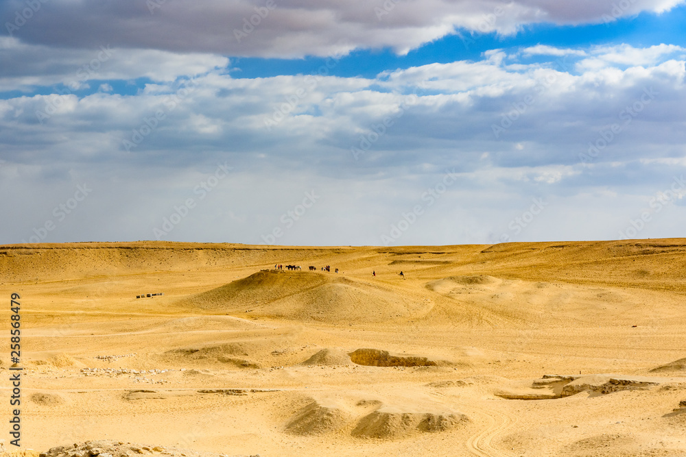 Fototapeta premium View on the Giza plateau, Cairo. Egypt