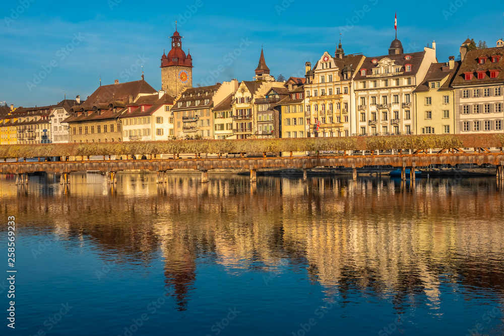 Lucerne (Luzern), the largest city in Central Switzerland Lucerne (Luzern), the largest city in Central Switzerland