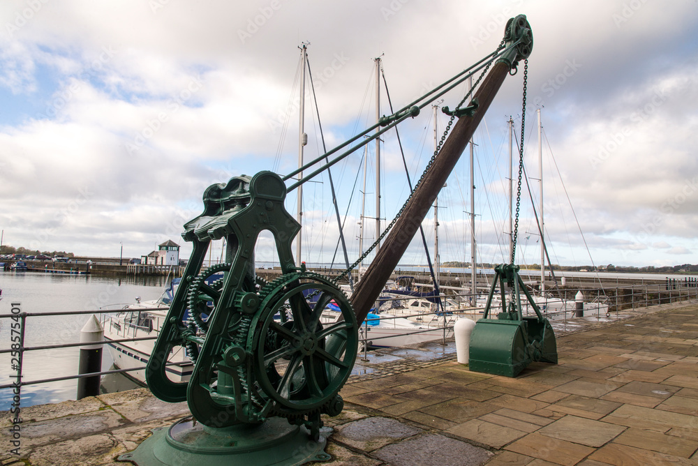 Caernarfon - Victoria Dock, old dockside crane Caernarfon - Victoria Dock, old dockside crane
