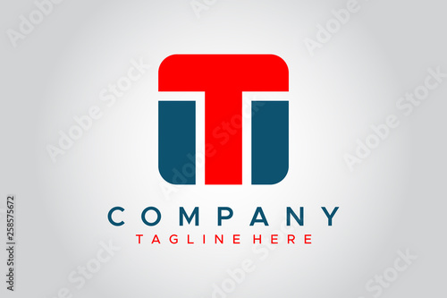 Free Download Letter T and M Rounded Square Flat Vector Logo - GFXLoad