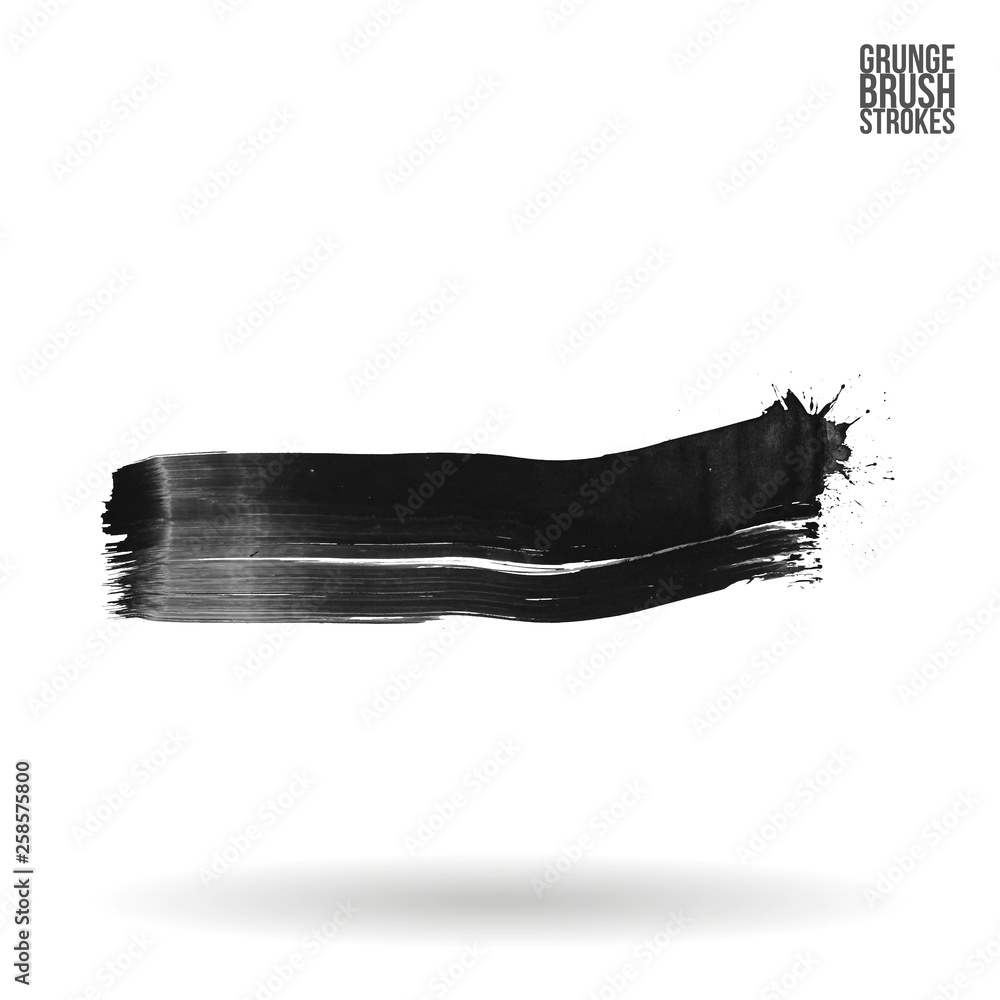 Brush stroke and texture. Grunge vector abstract hand - painted element. Underline and border design. Brush stroke and texture. Grunge vector abstract hand - painted element. Underline and border design.
