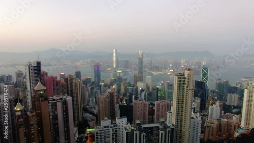 Wallpaper Mural Hong Kong Centre by Drone Torontodigital.ca