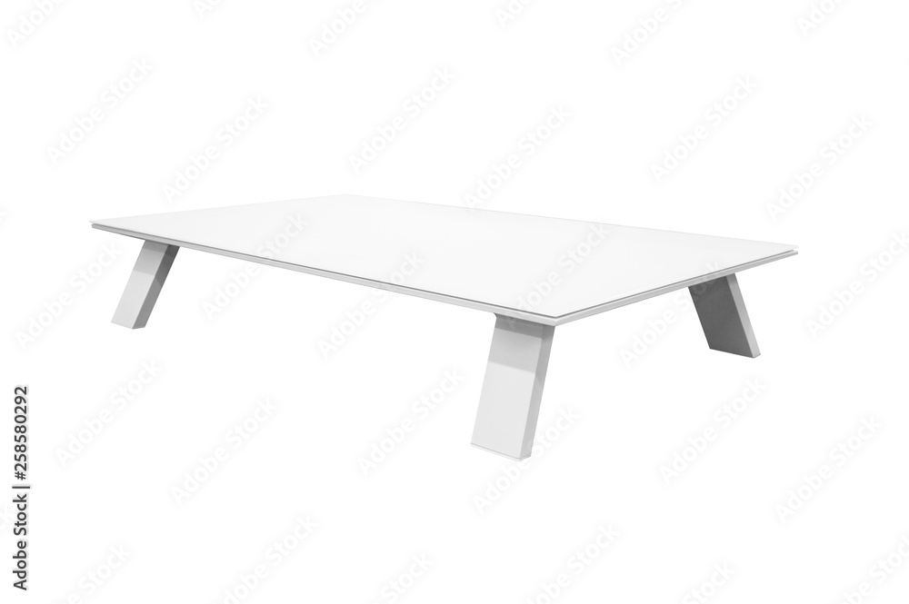 coffee table on a white background coffee table on a white background