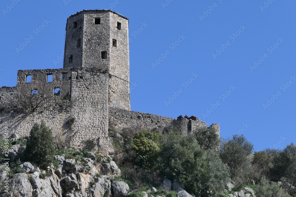 Festung über der Karawanserei von Trebinje