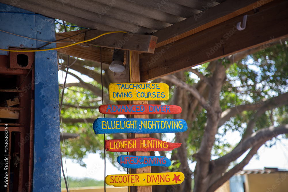 Obraz premium Vacation views in Curacao