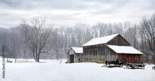 Fotografía Winter Barn