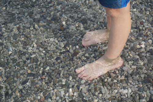 Pied dans l'eau