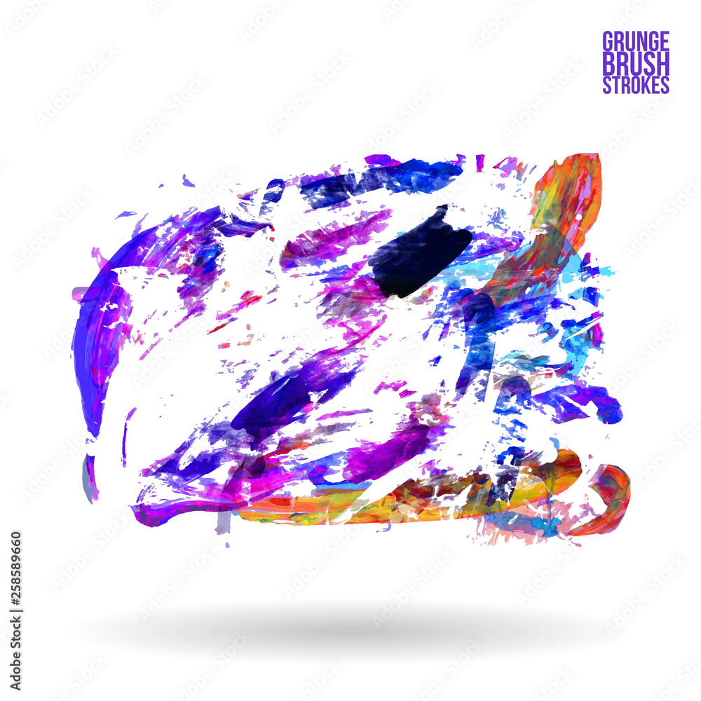Brush stroke and texture. Grunge vector abstract hand - painted element. Underline and border design. Brush stroke and texture. Grunge vector abstract hand - painted element. Underline and border design.