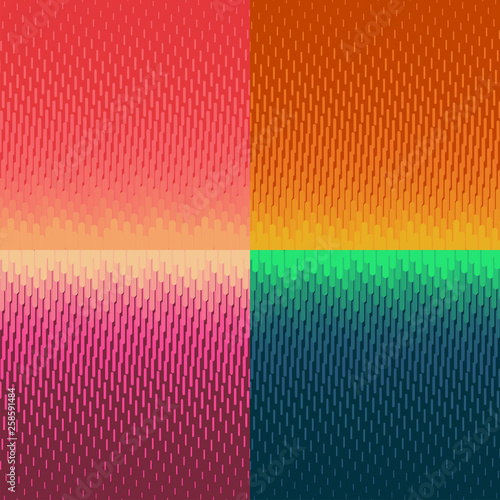 Reticle oblong colorful