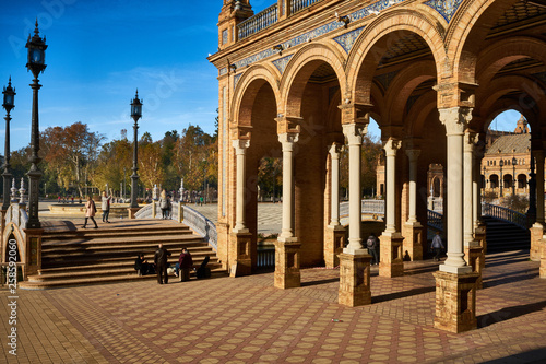 Square of Spain, Seville, Spain photo