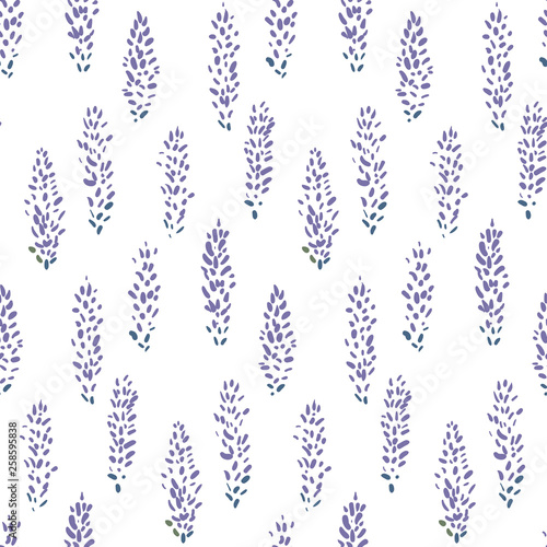 Lavender seamless pattern