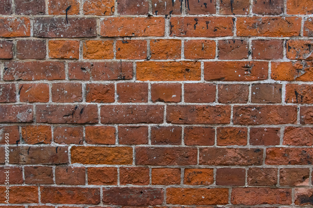 Obraz premium old red brick wall texture background
