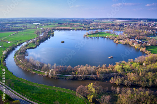 Adolfosee lake in spring