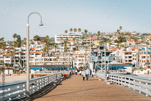 Obraz na płótnie The pier in San Clemente, Orange County, California w salonie