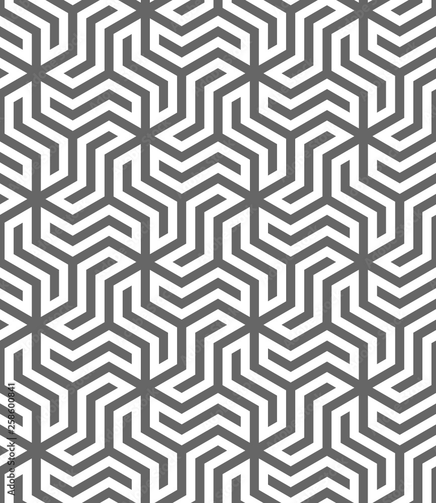 Vector seamless texture. Modern geometric background with hexagonal tiles. Vector seamless texture. Modern geometric background with hexagonal tiles.
