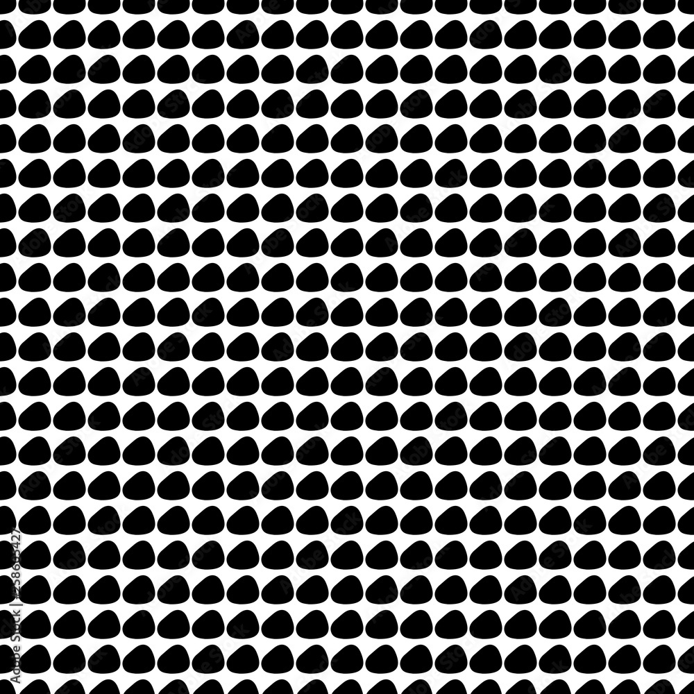 Abstract spot pattern with trendy vintage spots. Cute vector black and white spot pattern. Seamless monochrome spot pattern for fabric, wallpapers, wrapping paper, cards and web backgrounds.
