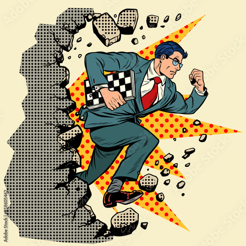 chess grandmaster breaks a wall, destroys stereotypes