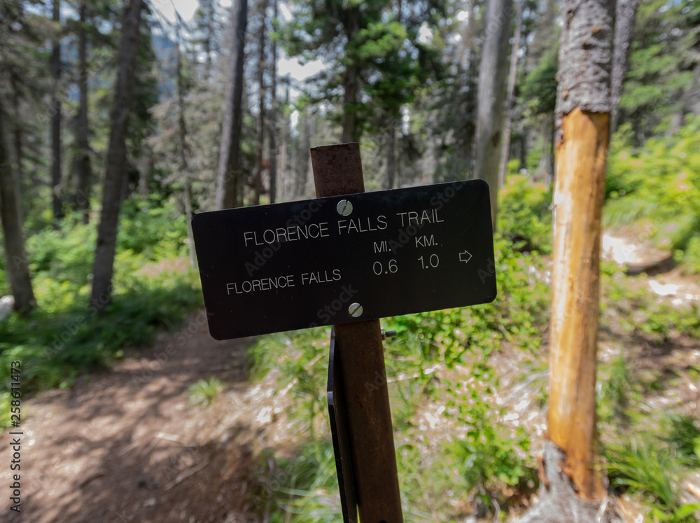 Florence Falls Trail Sign