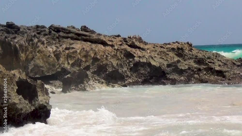 Bermuda. Turquoise water of Atlantic ocean and blue sky. Fantastic view on beach. Beautiful background. Bermuda. Turquoise water of Atlantic ocean and blue sky. Fantastic view on beach. Beautiful background.