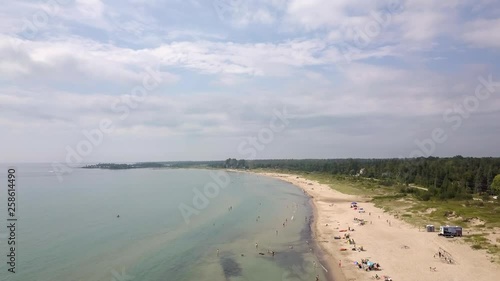 Wallpaper Mural Sauble beach provincial park. Aerial view of the lake Huron Torontodigital.ca