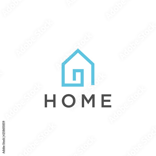 simple home logo design