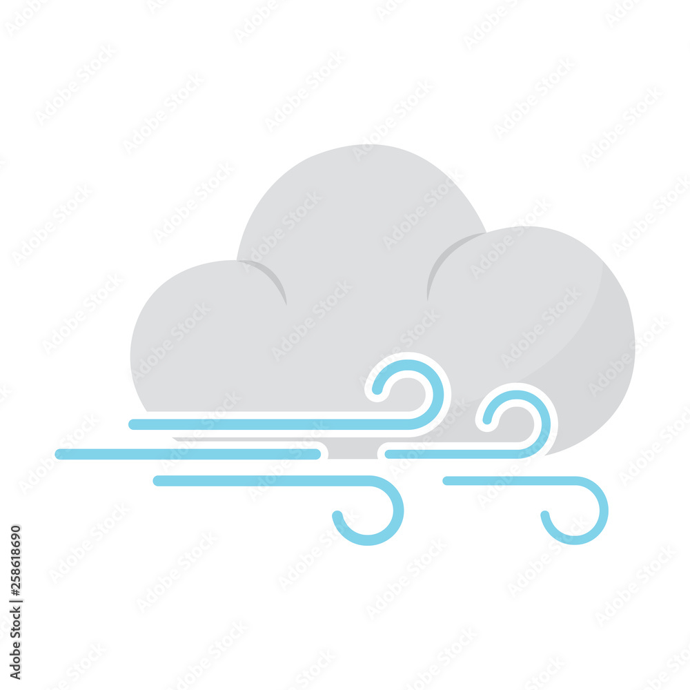 Fototapeta premium Cartoon weather icon