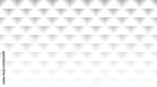 White abstract background pattern texture. Light seamless geometric triangles backdrop. Business banner, poster template .Vector. © Free Ukraine&Belarus