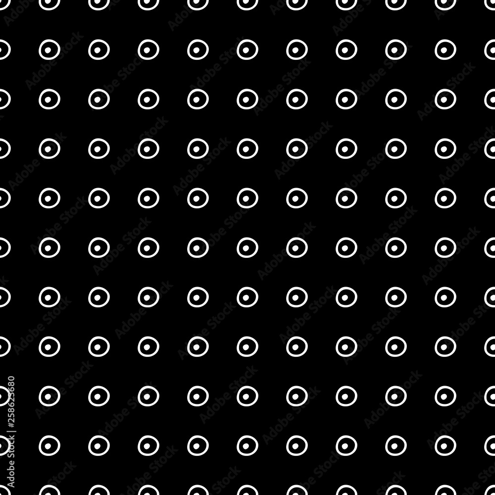 Abstract doodle pattern with hand drawn polka dots. Cute vector black and white doodle pattern. Seamless monochrome doodle pattern for fabric, wallpapers, wrapping paper, cards and web backgrounds. Abstract doodle pattern with hand drawn polka dots. Cute vector black and white doodle pattern. Seamless monochrome doodle pattern for fabric, wallpapers, wrapping paper, cards and web backgrounds.