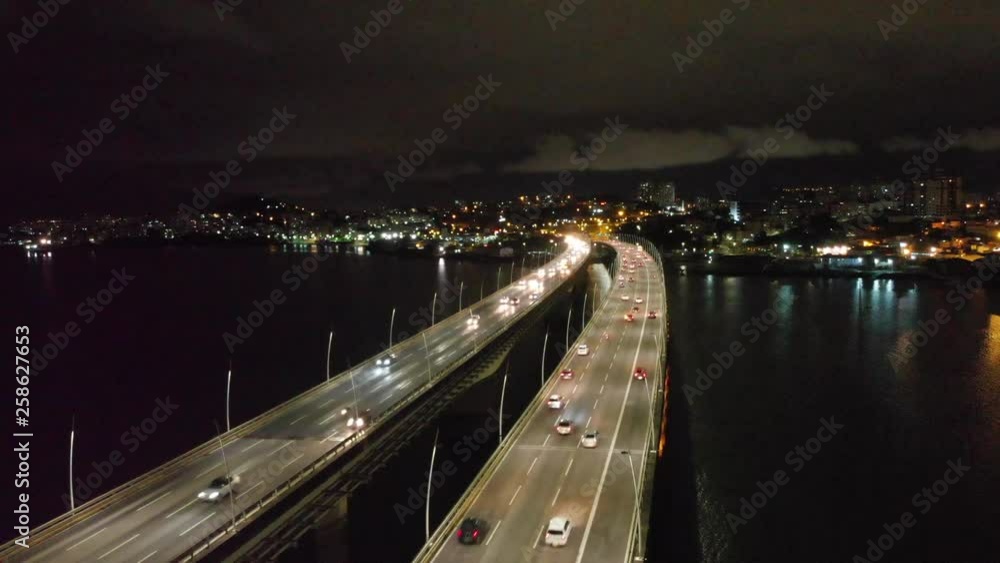 Ponte Carros anoitecer Ponte Carros anoitecer
