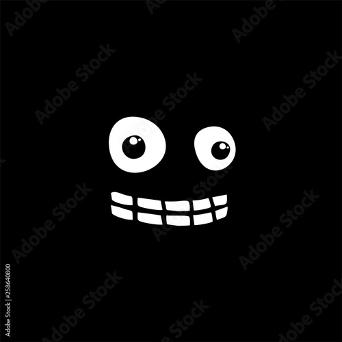 face in the dark