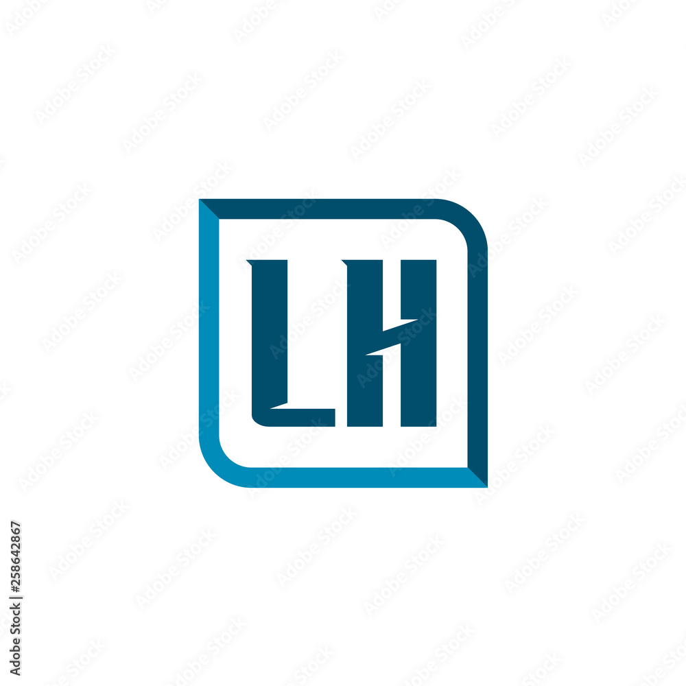 Initial Letter Logo LH Template Vector Design Initial Letter Logo LH Template Vector Design