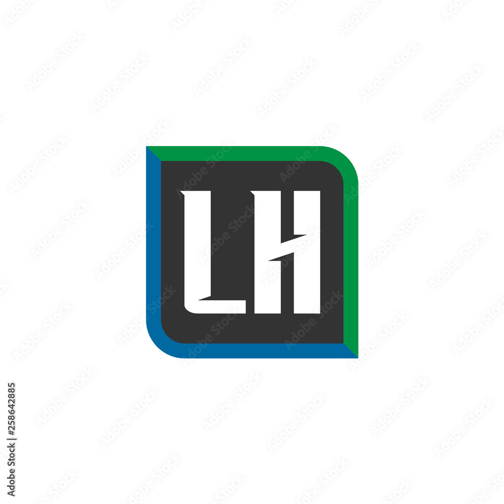 Initial Letter Logo LH Template Vector Design Initial Letter Logo LH Template Vector Design