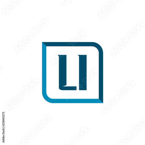 Initial Letter Logo LI Template Vector Design