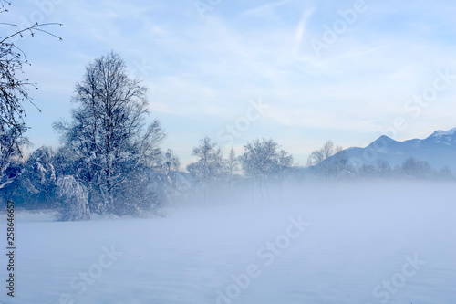 Snowy Mid-Winter Field © starryvoyage
